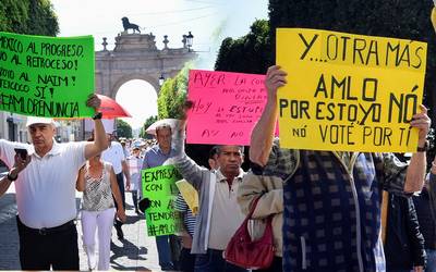 Se manifiestan contra AMLO El Sol de Le n Noticias Locales